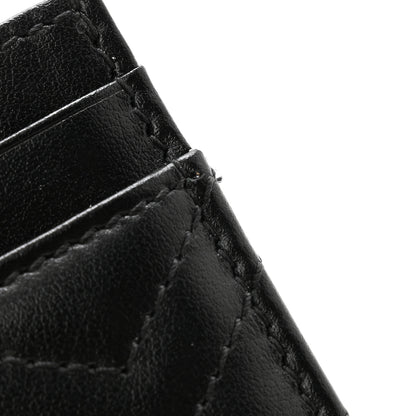 Gucci Calfskin Matelasse GG Marmont Card Holder Black 7 of 9