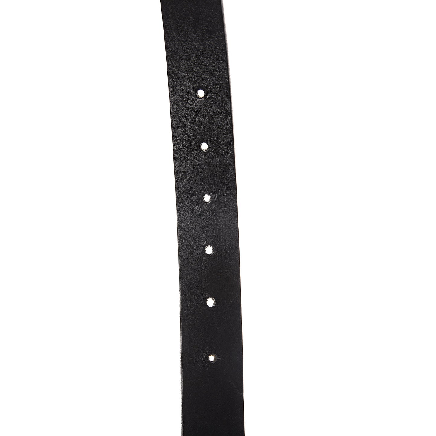 Margaux Calfskin Studded Interlocking G 30mm Belt 90 36 Black