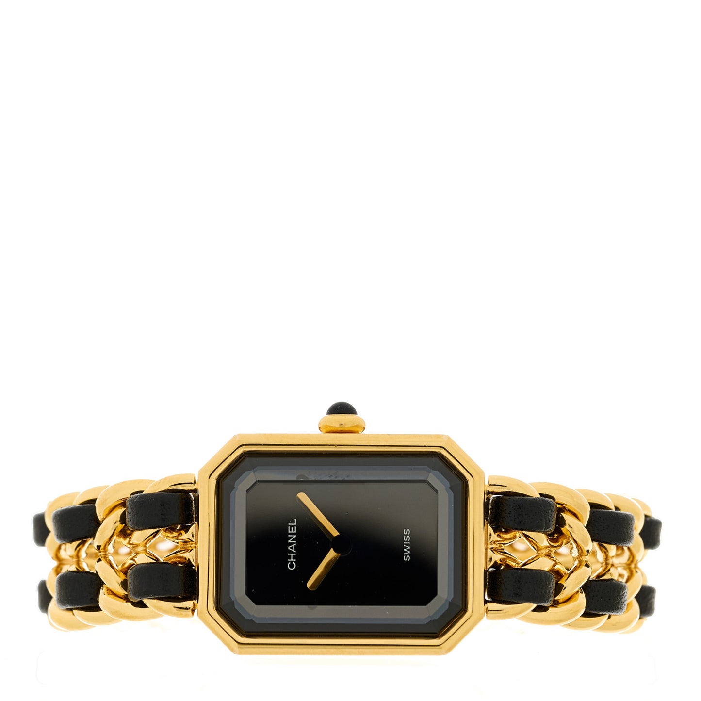 Stainless Steel Lambskin 20mm Chain Premiere Quartz Watch Gold M