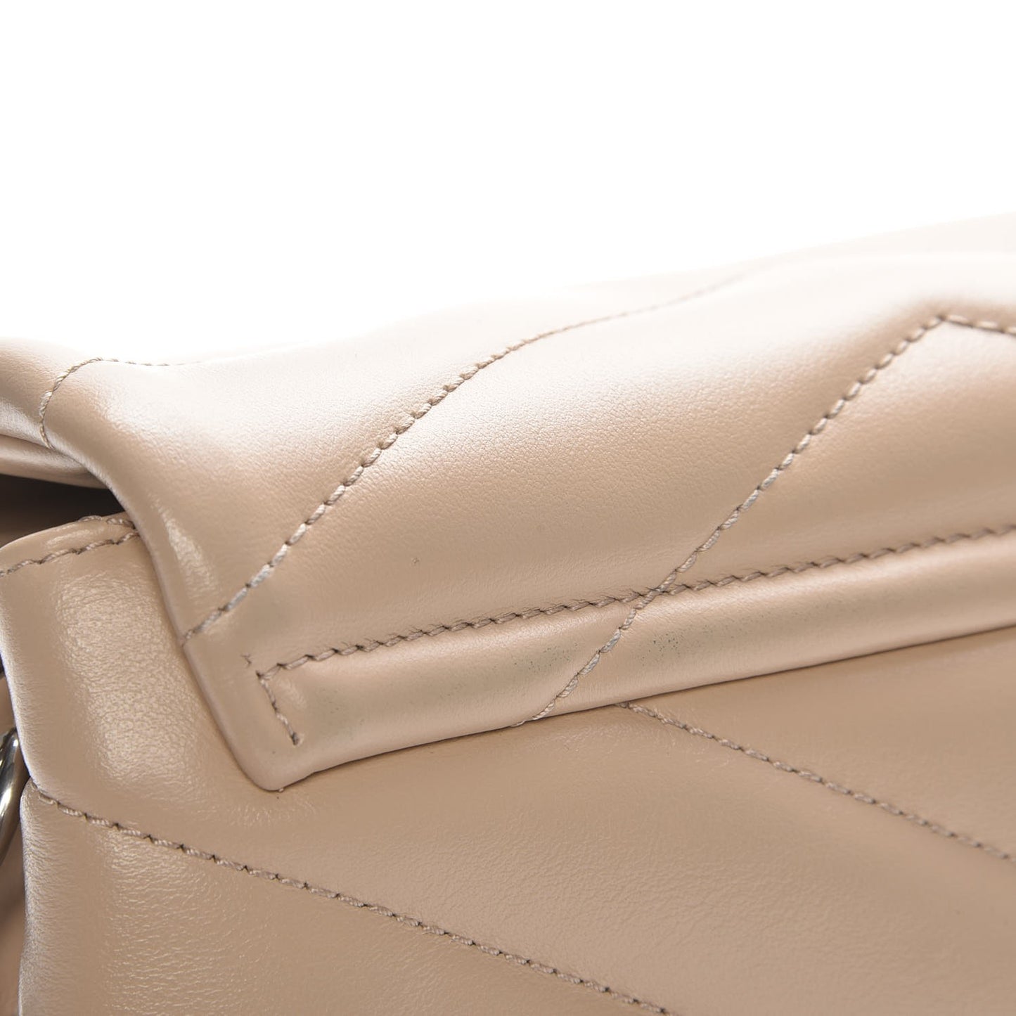 Calfskin Y Quilted Monogram Toy Loulou Crossbody Bag Nude Powder