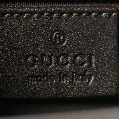 Gucci GG Supreme Monogram Small Zippered Tote Dark Brown 6 of 10