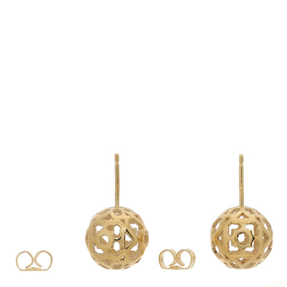Tiffany 18K Yellow Gold Paloma Picasso Marrakesh Ball Earrings 3 of 4
