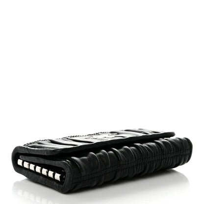 Prada Nappa Gaufre 6 Key Holder Black 4 of 7