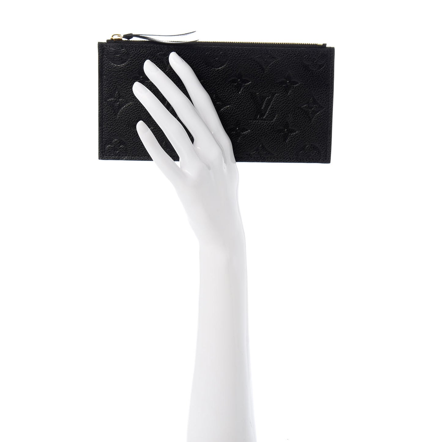 Empreinte Felicie Chain Wallet Zippered Insert Black