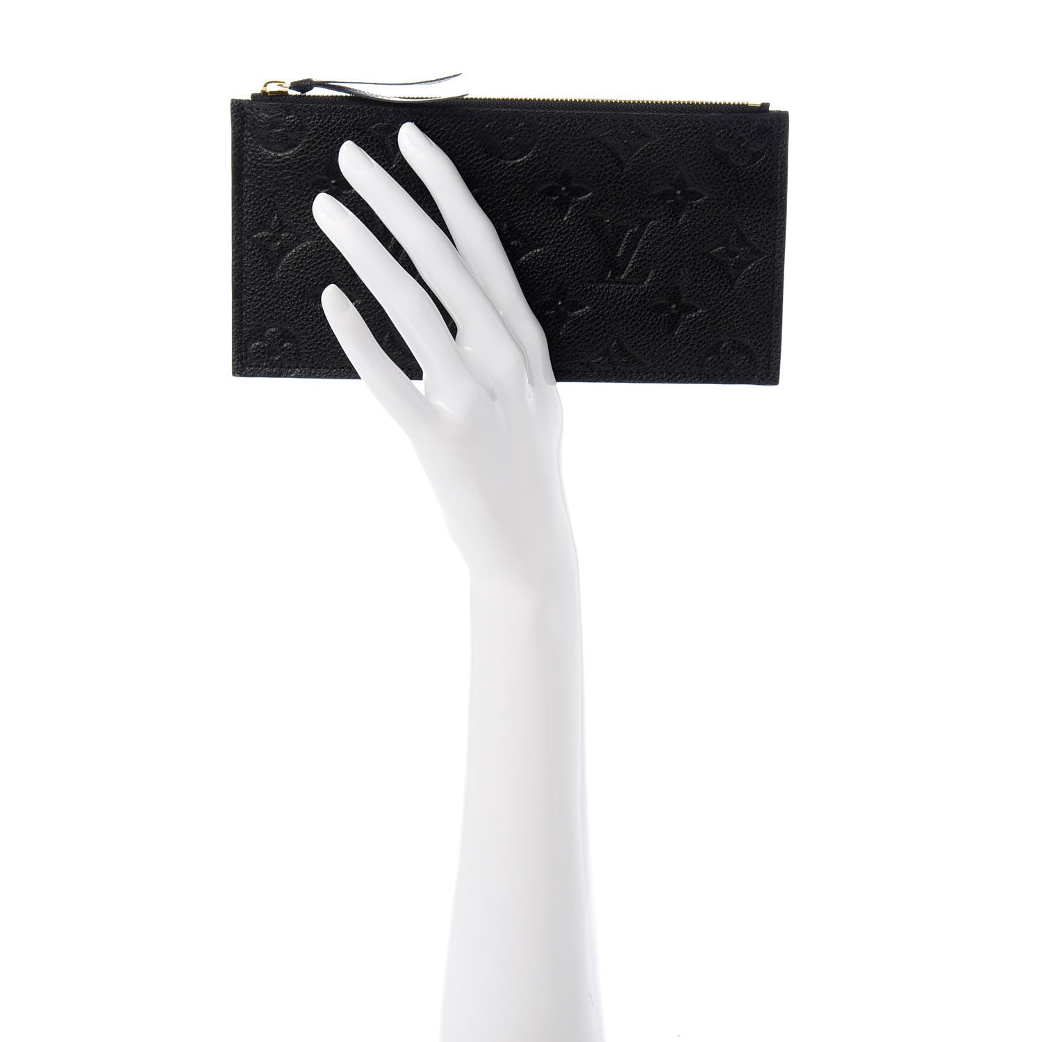 Louis Vuitton Empreinte Felicie Chain Wallet Zippered Insert Black 2 of 6