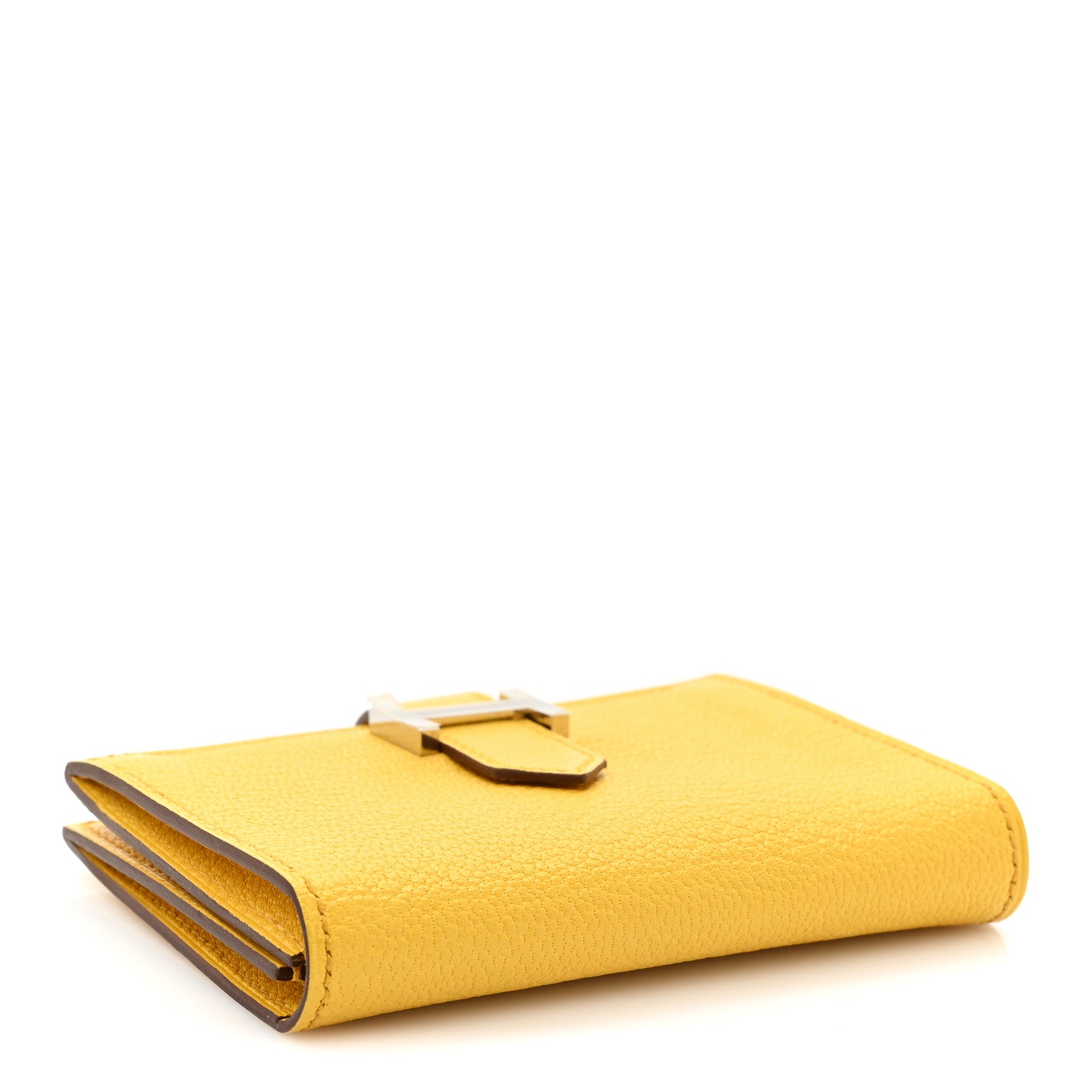 Hermes Chevre Mysore Bearn Card Holder Wallet Sun 4 of 11
