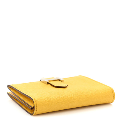 Hermes Chevre Mysore Bearn Card Holder Wallet Sun 4 of 11