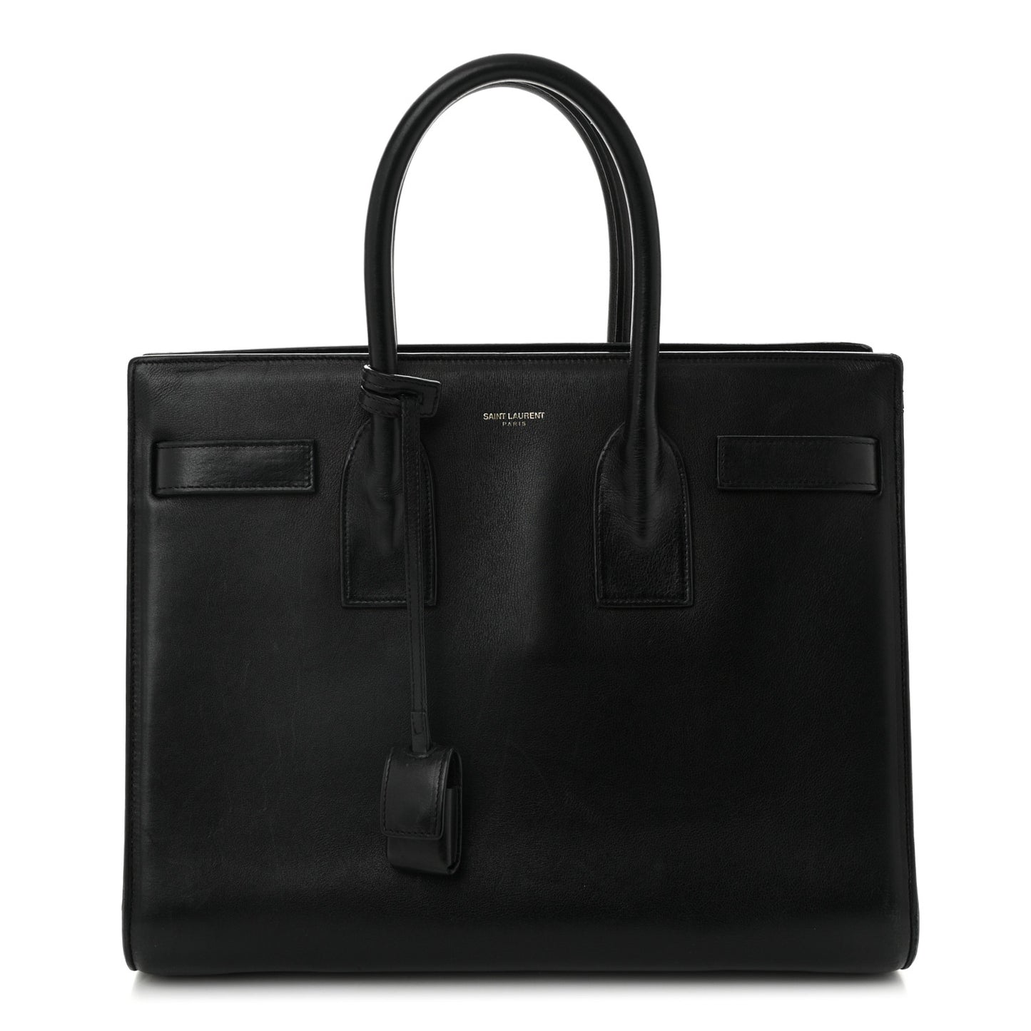 Calfskin Small Sac De Jour Black