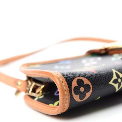 Louis Vuitton Monogram Multicolor Shirley Black 6 of 9
