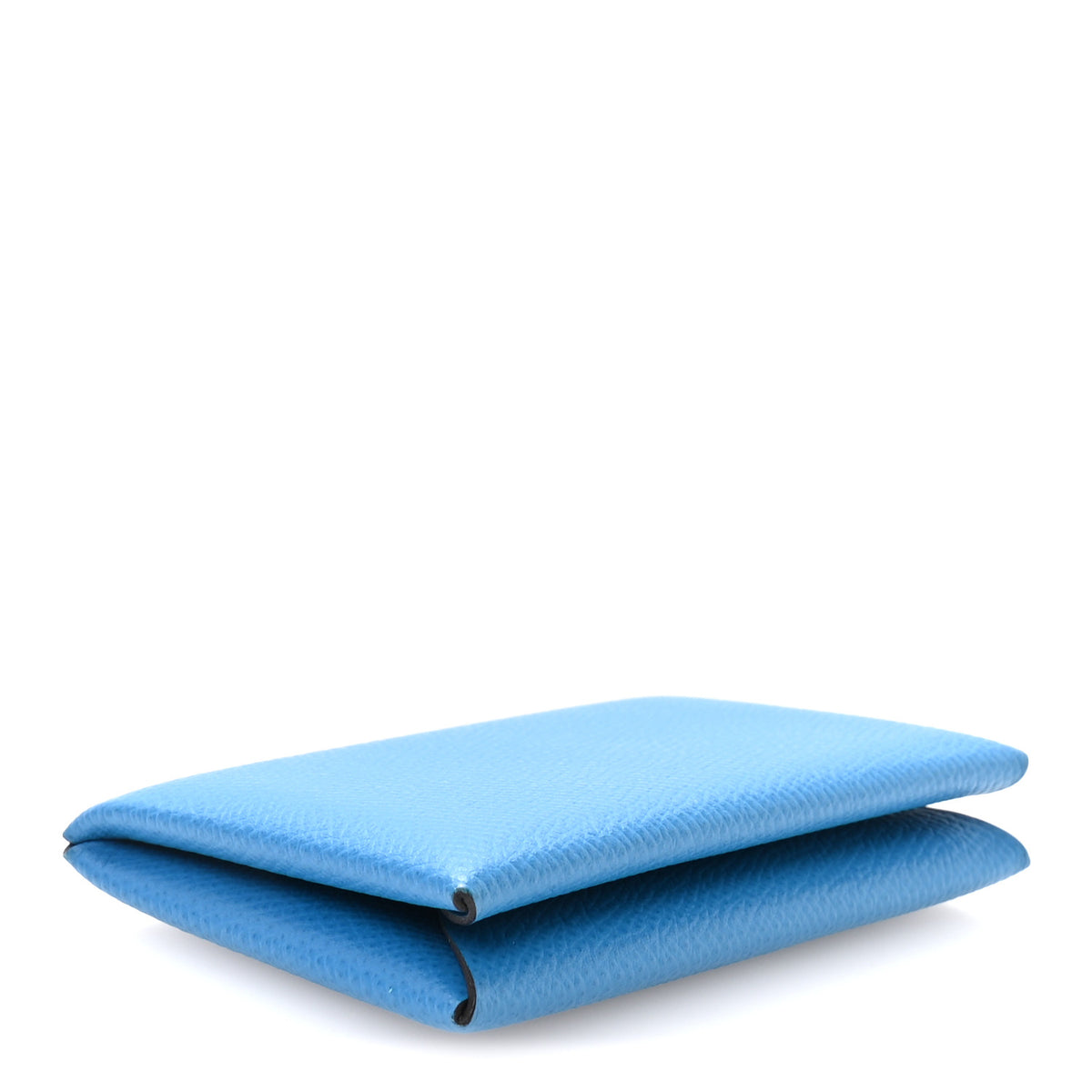 Hermes Epsom Calvi Card Case Bleu Zanzibar 4 of 8