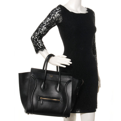 Celine Palmelato Mini Luggage Black 2 of 9