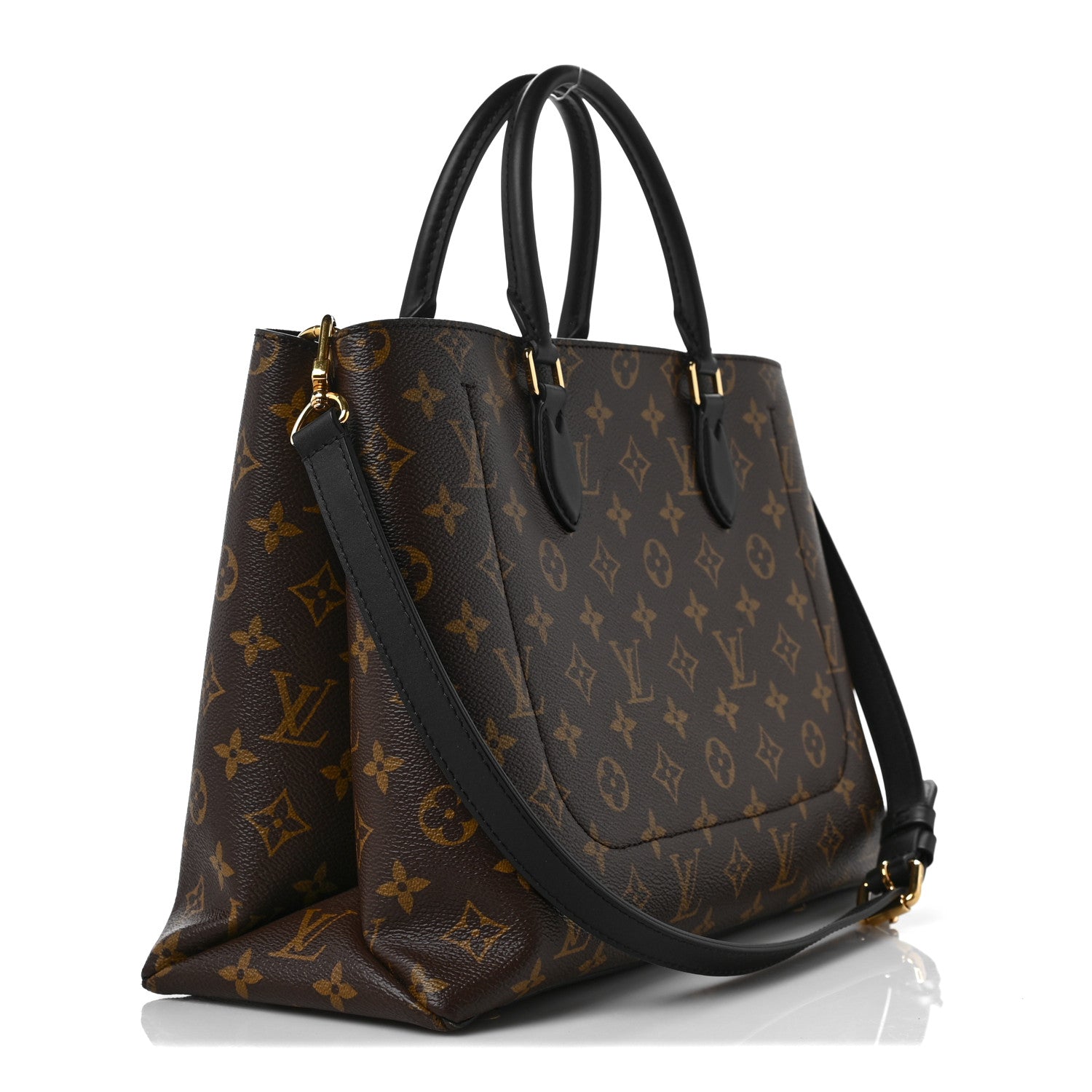 Louis Vuitton Monogram Flower Tote Black 3 of 8