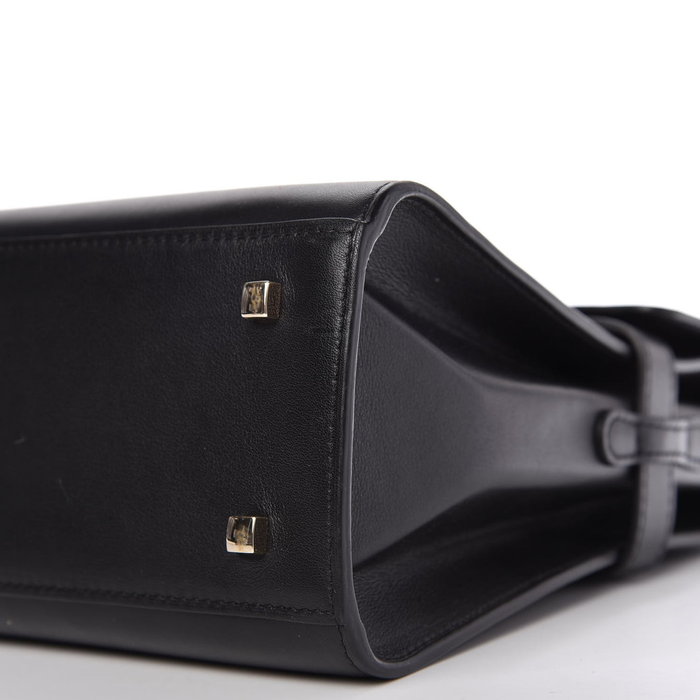 Calfskin MM Tempete Satchel Black
