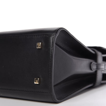 Delvaux Calfskin MM Tempete Satchel Black 7 of 9