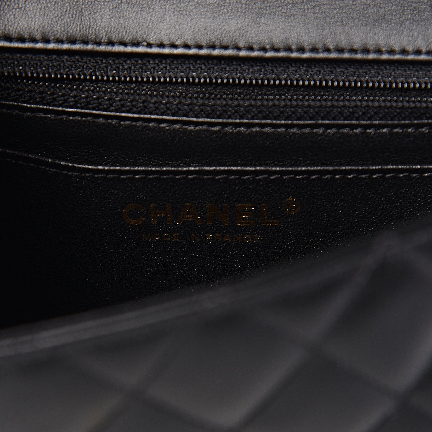 Chanel Lambskin Quilted Studded Mini Rectangular Flap Black 6 of 10
