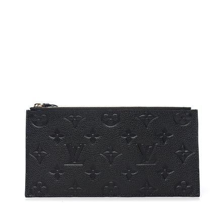 Louis Vuitton Empreinte Felicie Chain Wallet Zippered Insert Black 1 of 5