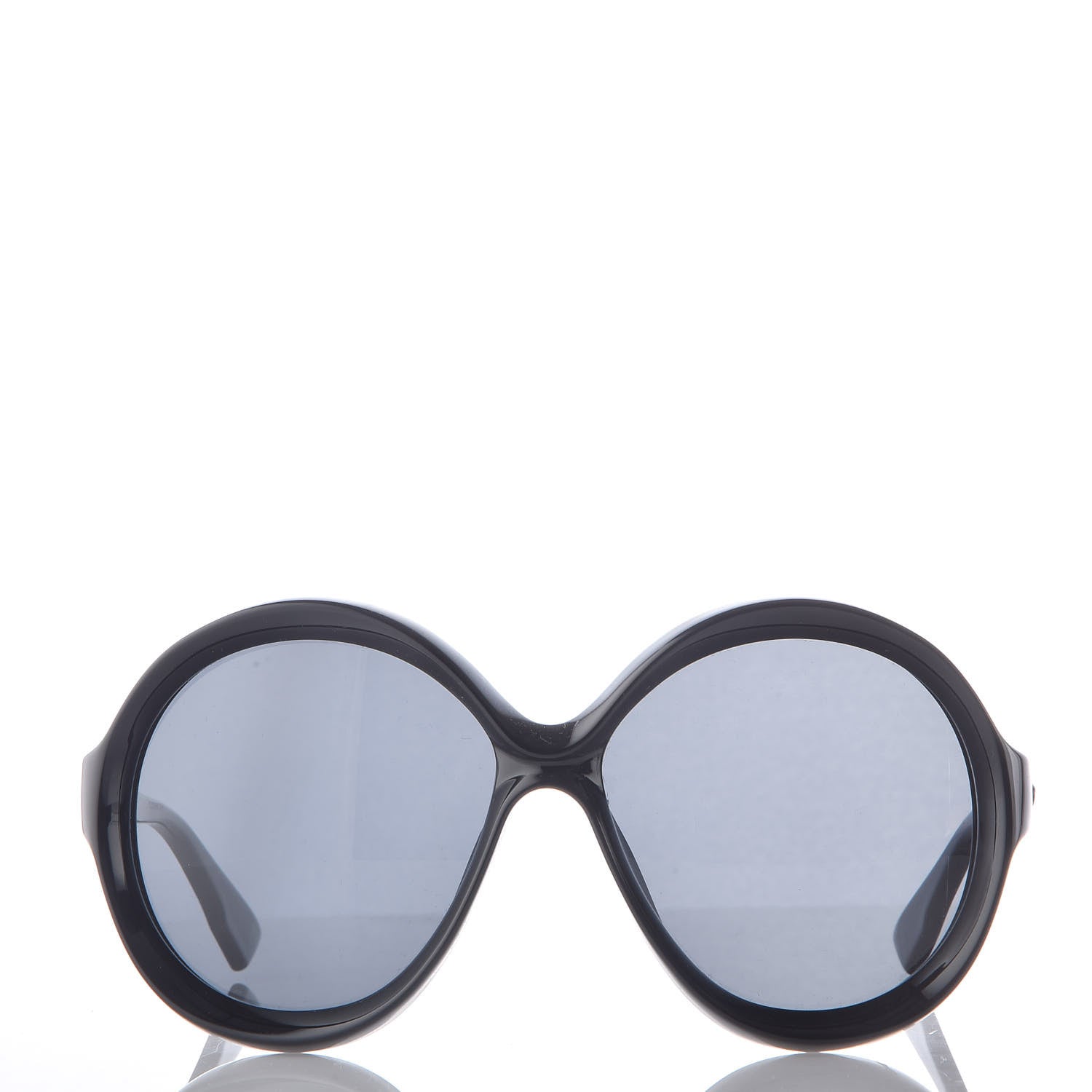 Christian Dior Acetate Bianca Sunglasses Black 2 of 7