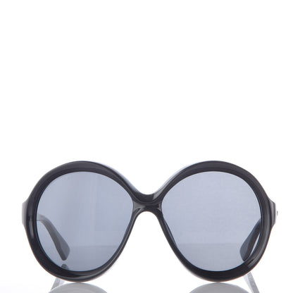 Christian Dior Acetate Bianca Sunglasses Black 2 of 7