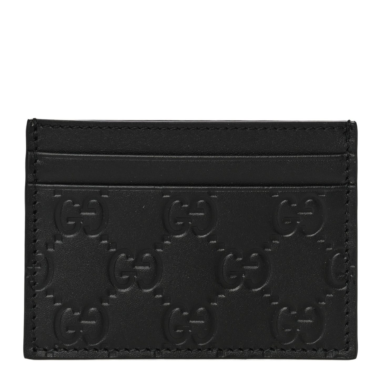 Guccissima Card Holder Black