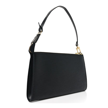 Louis Vuitton Epi Pochette Accessories 21 Black 3 of 8