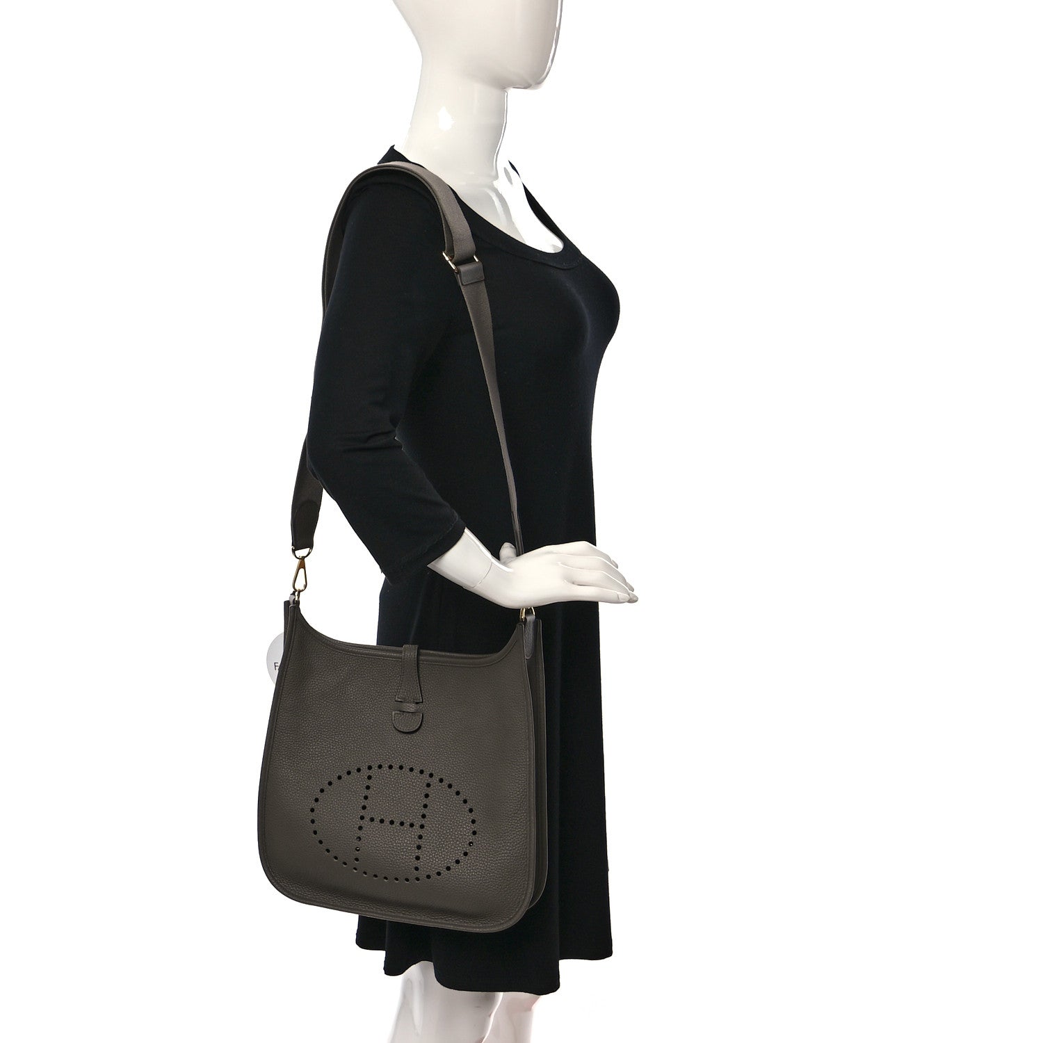 Hermes Taurillon Clemence Evelyne III PM Etain 2 of 8