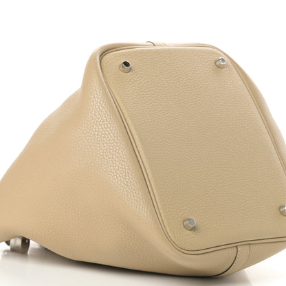 Hermes Taurillon Clemence Picotin Lock 22 MM Trench 9 of 14