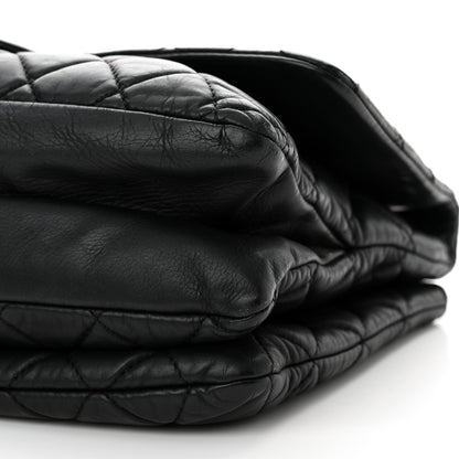 Chanel Lambskin Quilted Jumbo Chanel 3 Flap Black 10 of 13