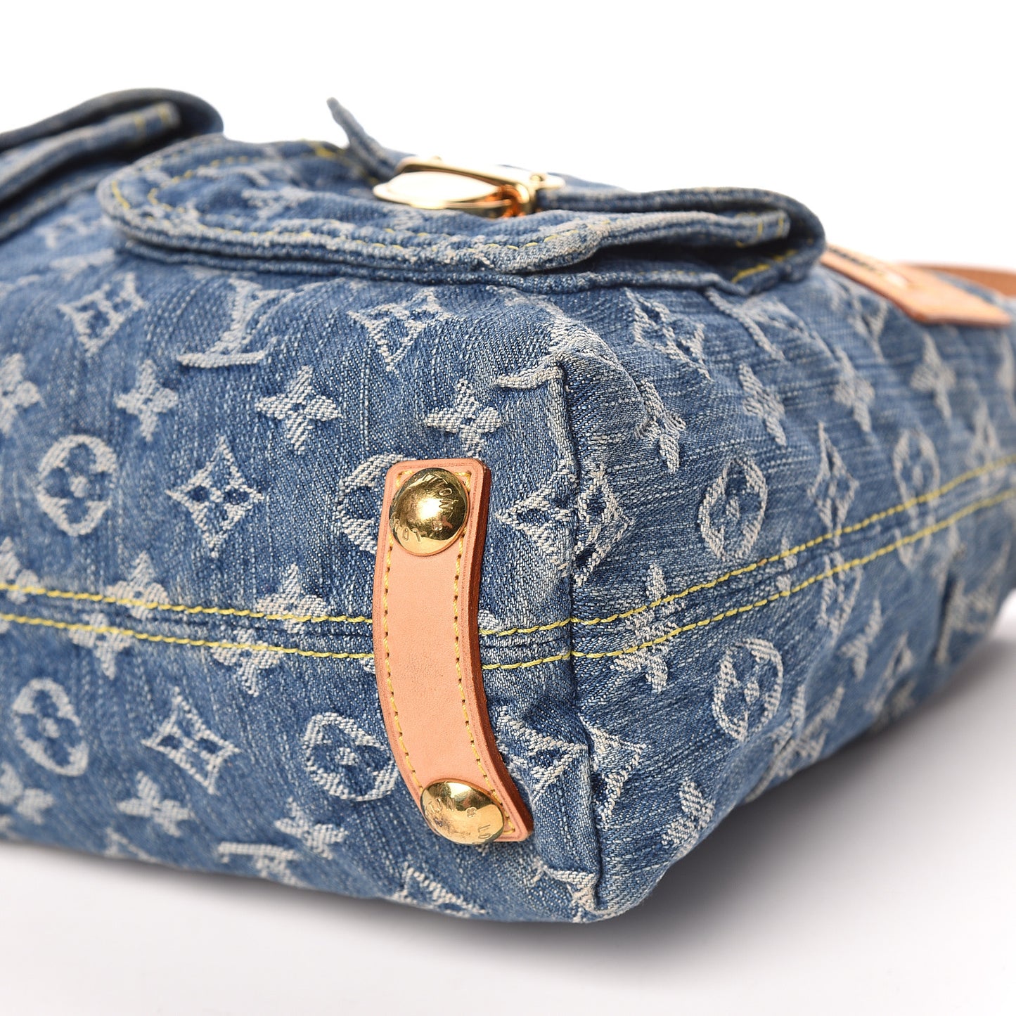 Monogram Denim Baggy PM Blue
