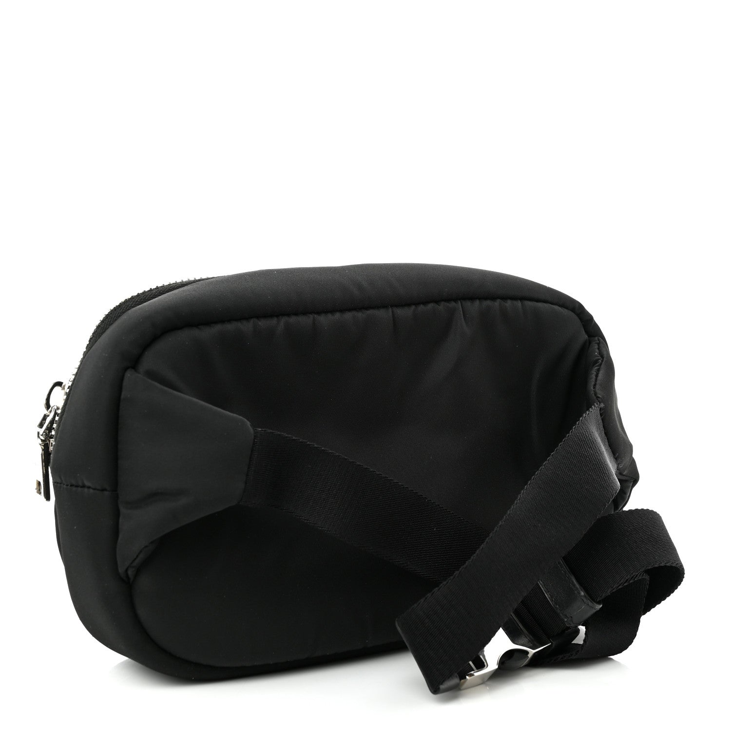 Prada Tessuto Nylon Pocket Cargo Belt Bag Black Fuoco 2 of 9