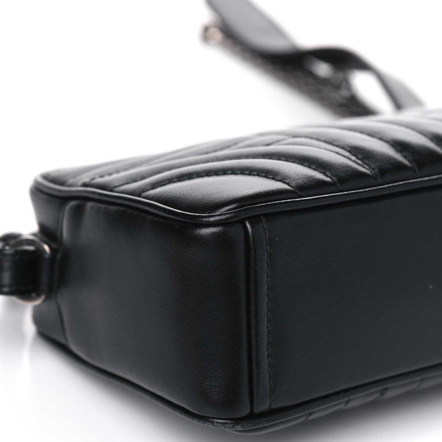 Prada Soft Calfskin Diagramme Crossbody Bag Black 7 of 9