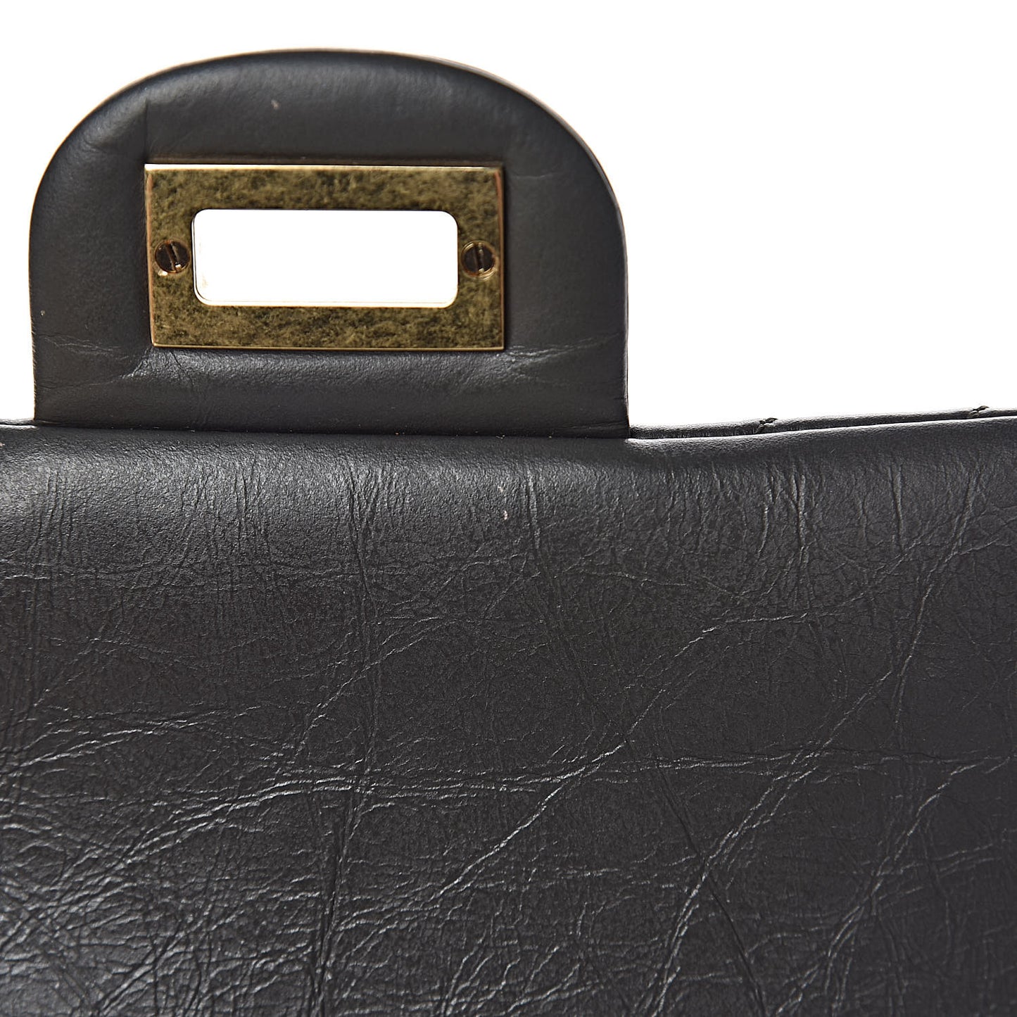 Aged Calfskin Chevron Quilted 2.55 Reissue 226 Dark Grey