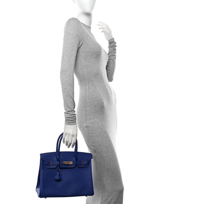 Hermes Epsom Birkin 30 Bleu Electrique 3 of 10
