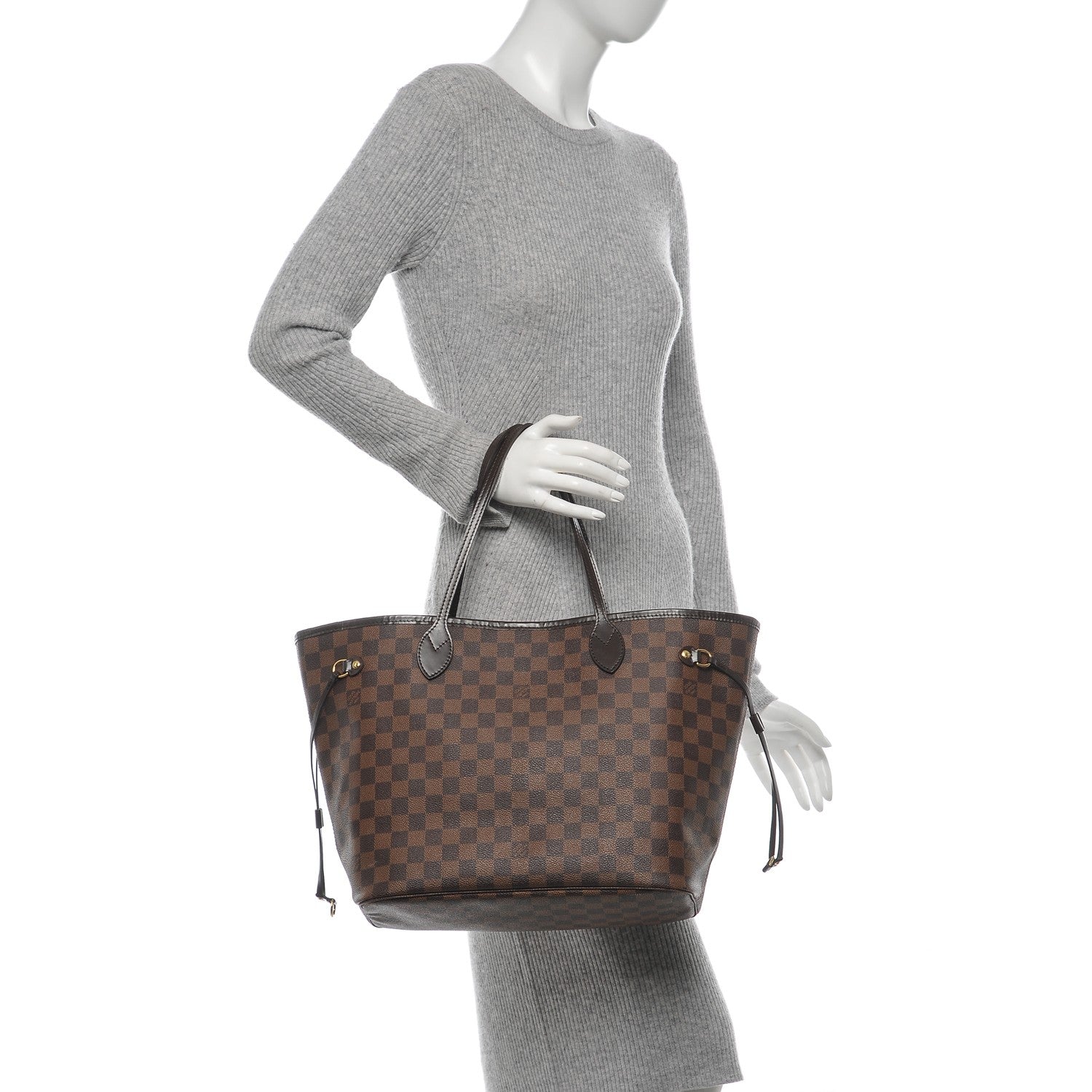 Louis Vuitton Damier Ebene Neverfull MM 2 of 6