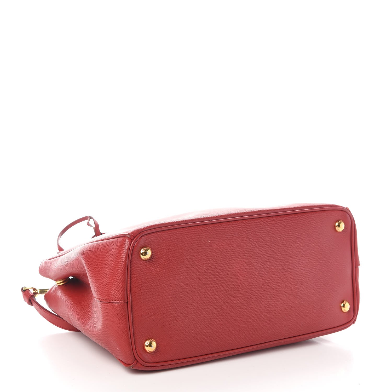Prada Saffiano Small Galleria Double Zip Tote Fuoco 4 of 8