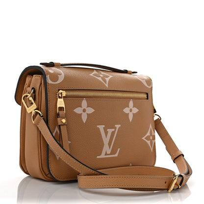 Louis Vuitton Empreinte Monogram Giant Pochette Metis Arizona Beige 2 of 8