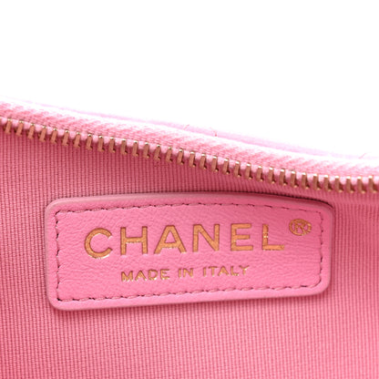 Chanel Lambskin Quilted Small Hobo Bag Pink 7 of 11
