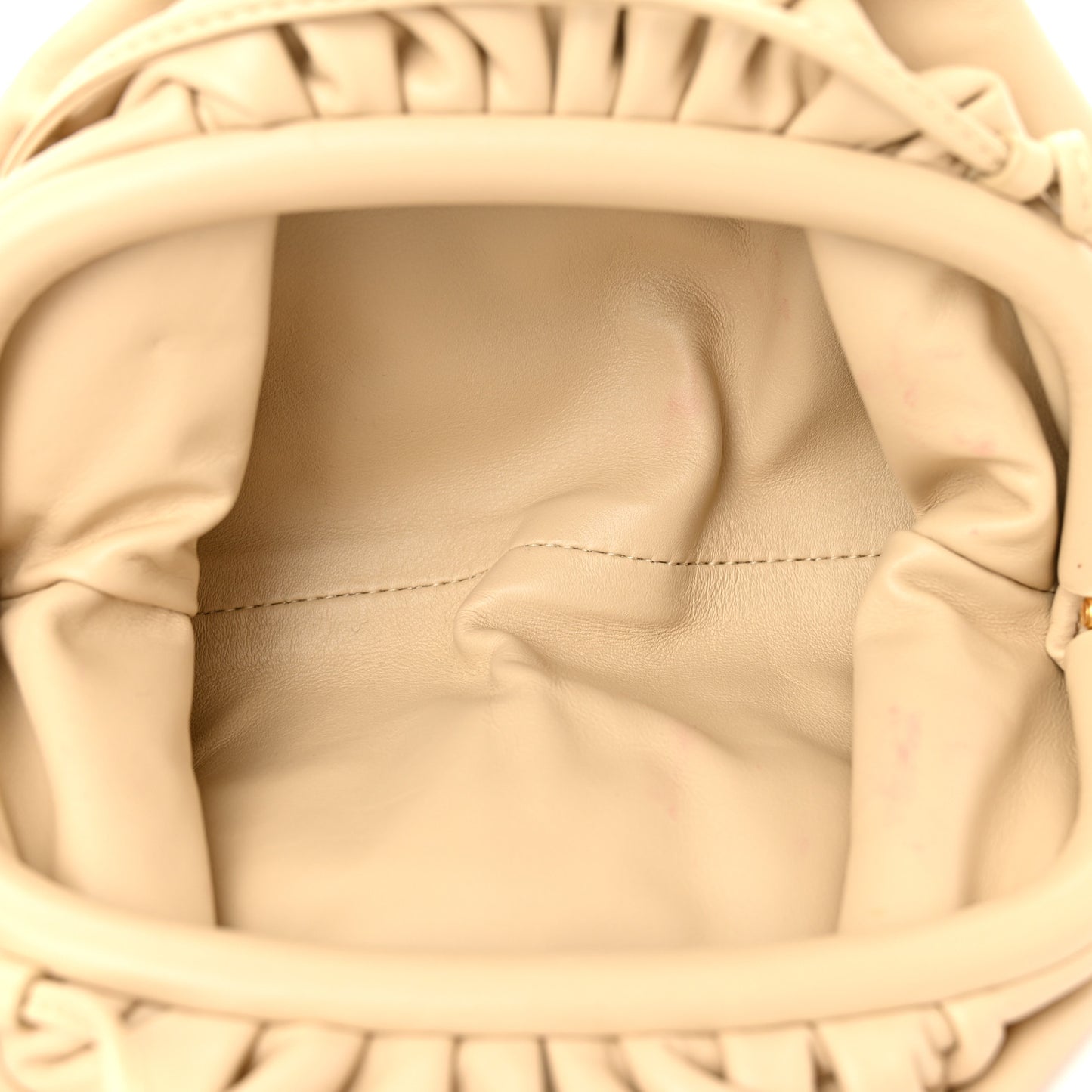 Butter Calfskin The Mini Pouch Nude