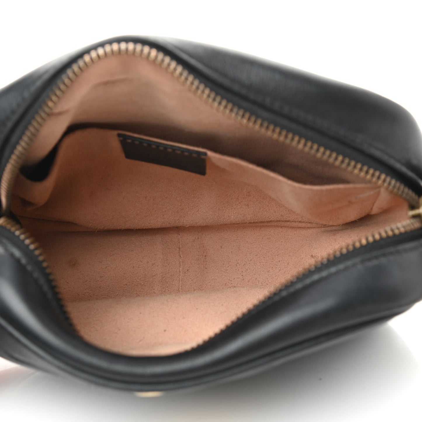 Calfskin Matelasse Mini GG Marmont Chain Shoulder Bag Black
