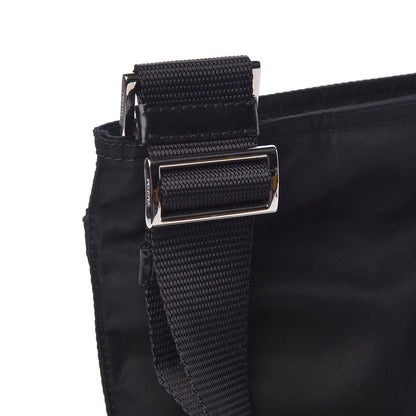 Prada Nylon Small Flat Messenger Bag Black 11 of 11