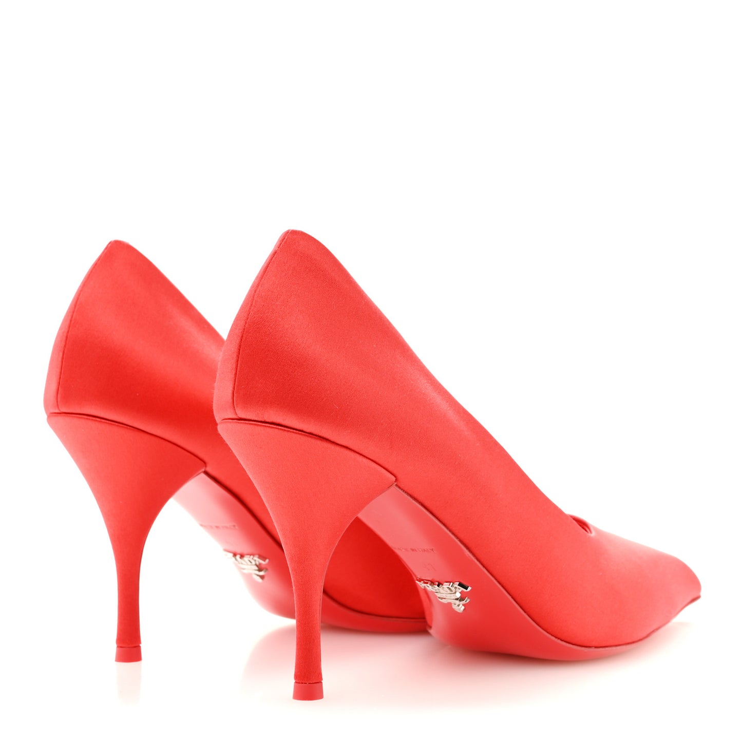Satin Pumps 41 Red