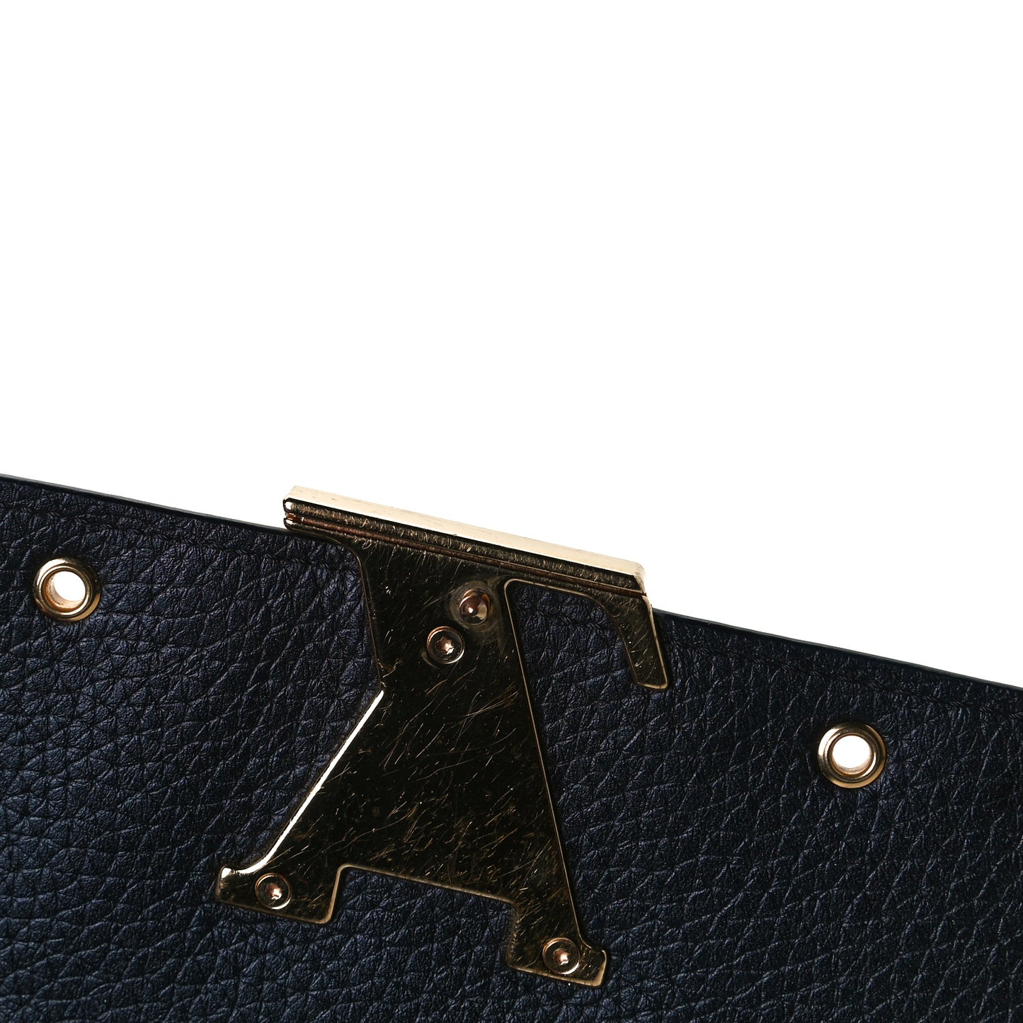 Taurillon Capucines Studded Wallet Black