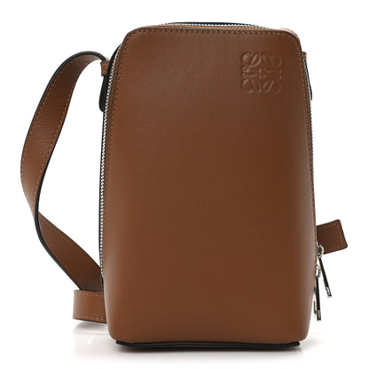 Loewe Classic Calfskin Anagram Box Crossbody Tan 1 of 9