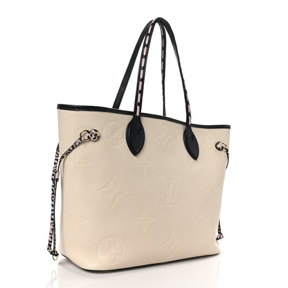Louis Vuitton Empreinte Monogram Giant Wild at Heart Neverfull MM Creme 4 of 11