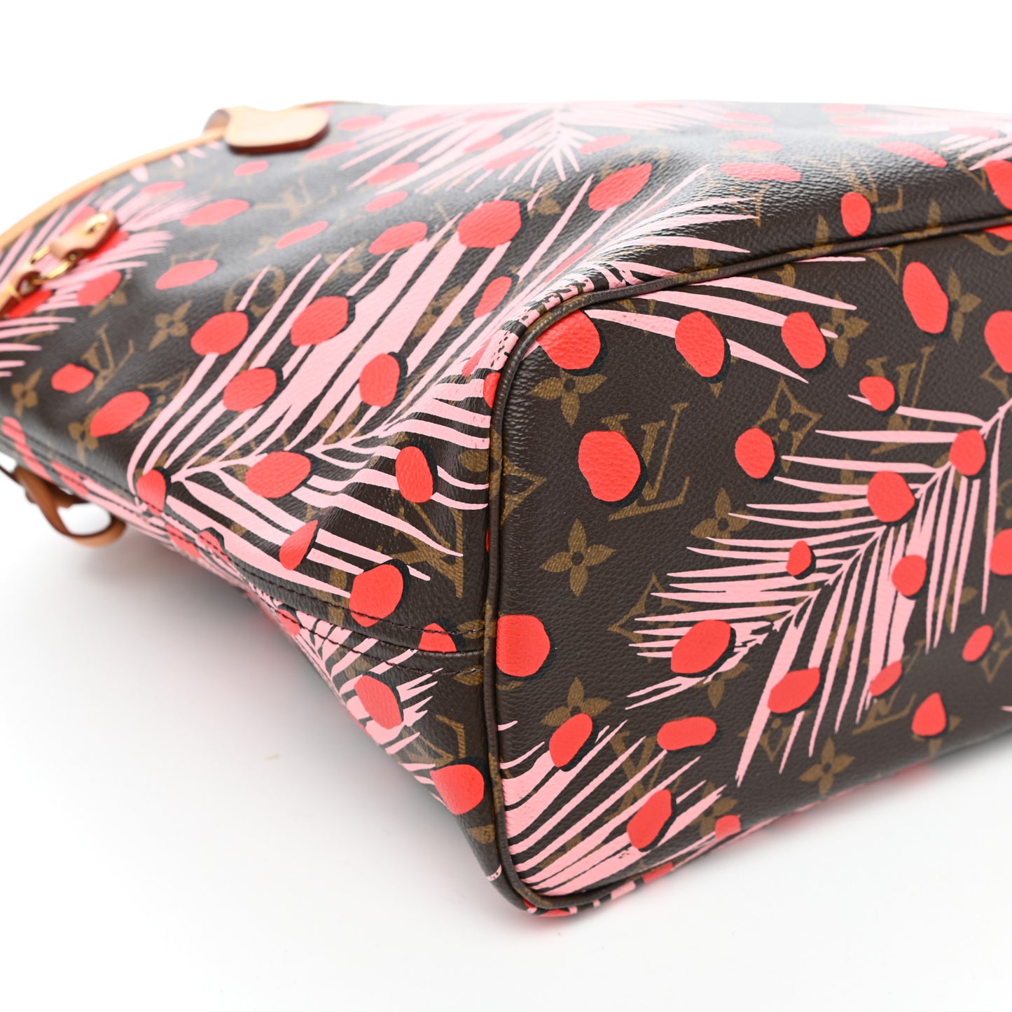 Monogram Jungle Dots Neo Neverfull MM Sugar Pink Poppy