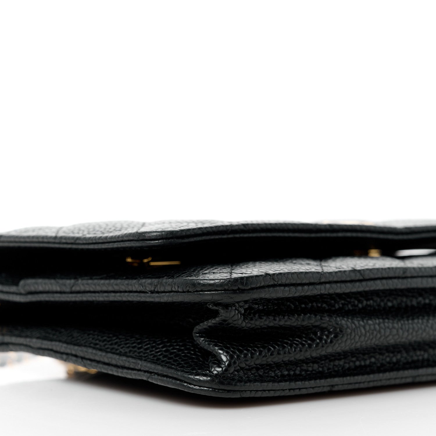 Chanel Caviar Quilted Wallet on Chain WOC Black 10 of 12