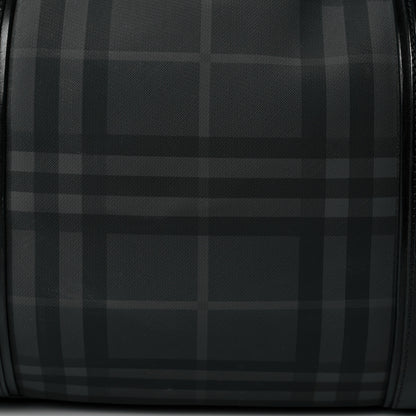 Burberry Nylon Smoked Check Weekend Duffle Bag Black 9 of 18
