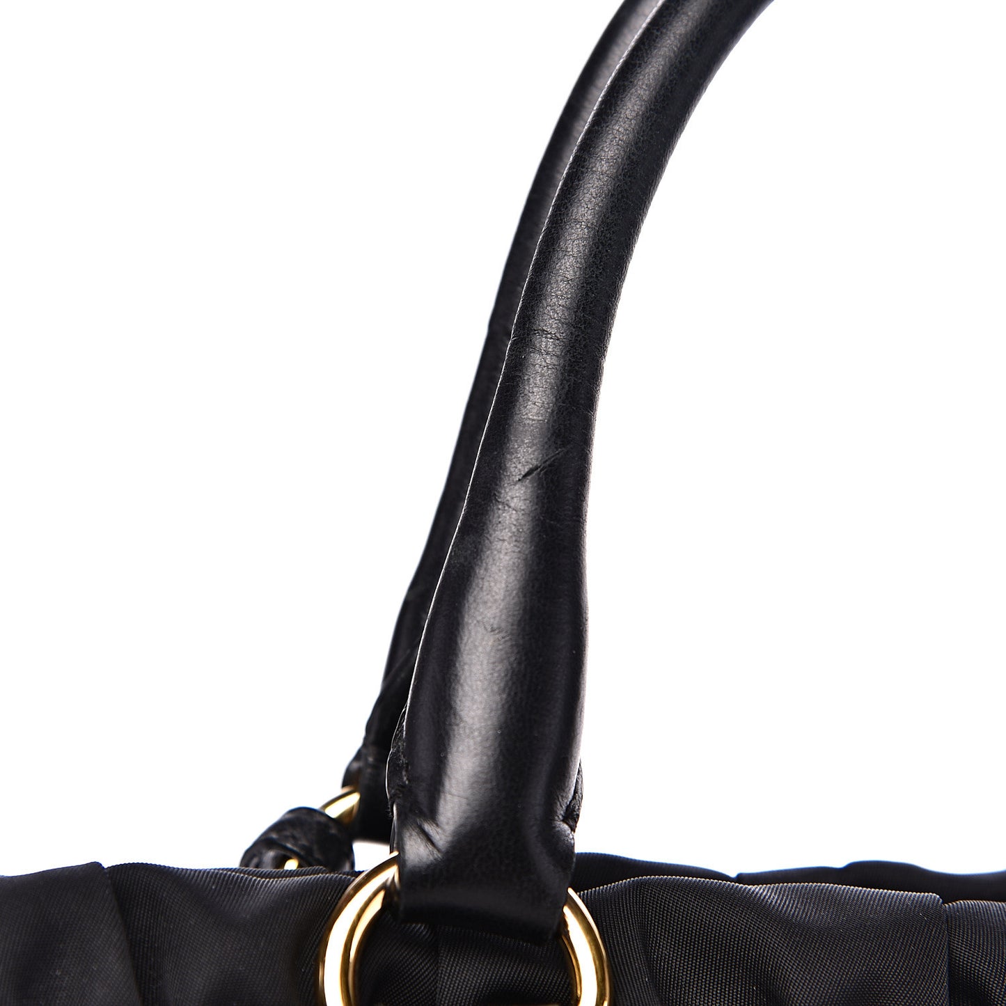Tessuto Nylon Gaufre Tote Black