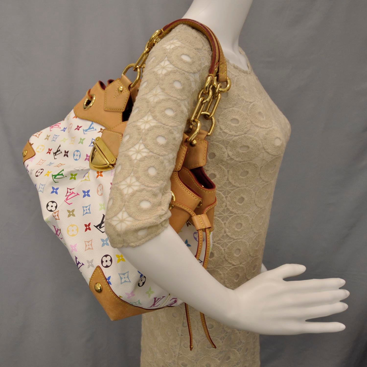 Louis Vuitton Monogram Multicolor Ursula White 2 of 9