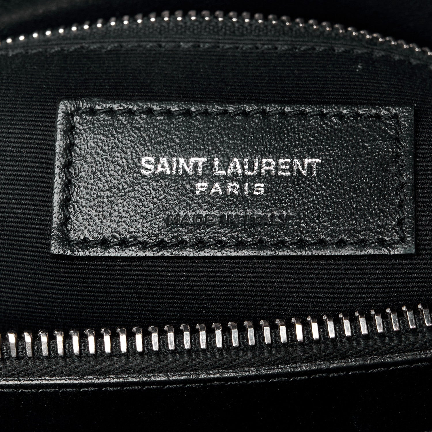 Saint Laurent Calfskin Y Quilted Monogram Medium Loulou Chain Satchel Black 7 of 13