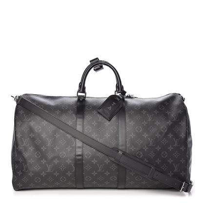 Louis Vuitton Monogram Eclipse Keepall Bandouliere 55 1 of 9